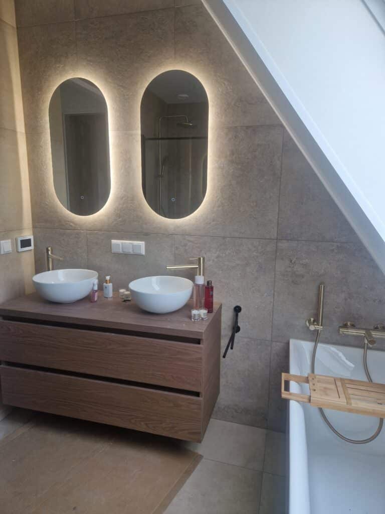 Badkamerspiegel Fiona 40x80 2 naast elkaar v2105