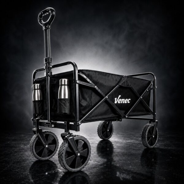 Bolderkar Venec zwart - draagvermogen 150kg - ultieme bolderkar