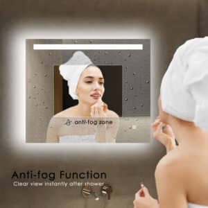 Badkamerspiegel, Anti-fog