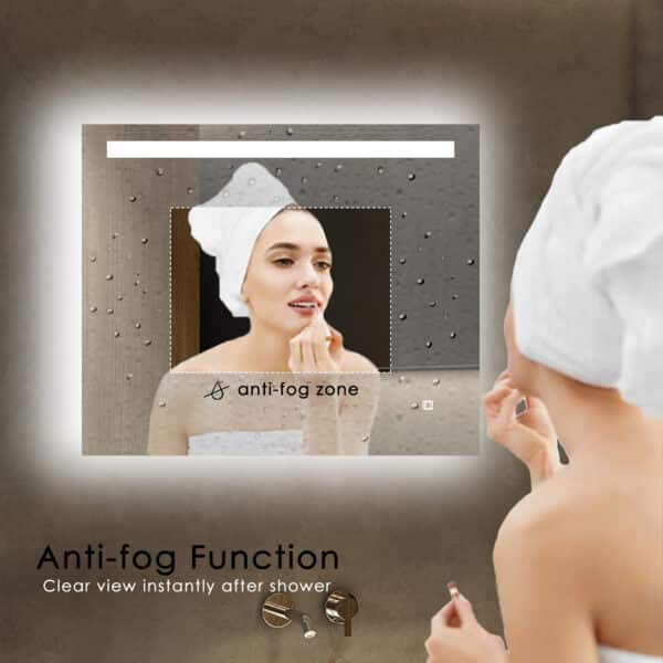 Badkamerspiegel, Anti-fog