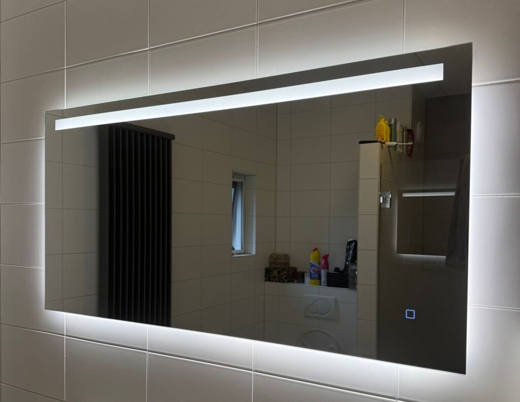 Badkamerspiegel Ambi 120x60 sfeer impressie 1