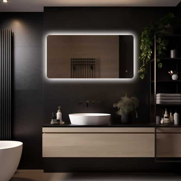 Badkamerspiegel Malaga 120x60 licht 1