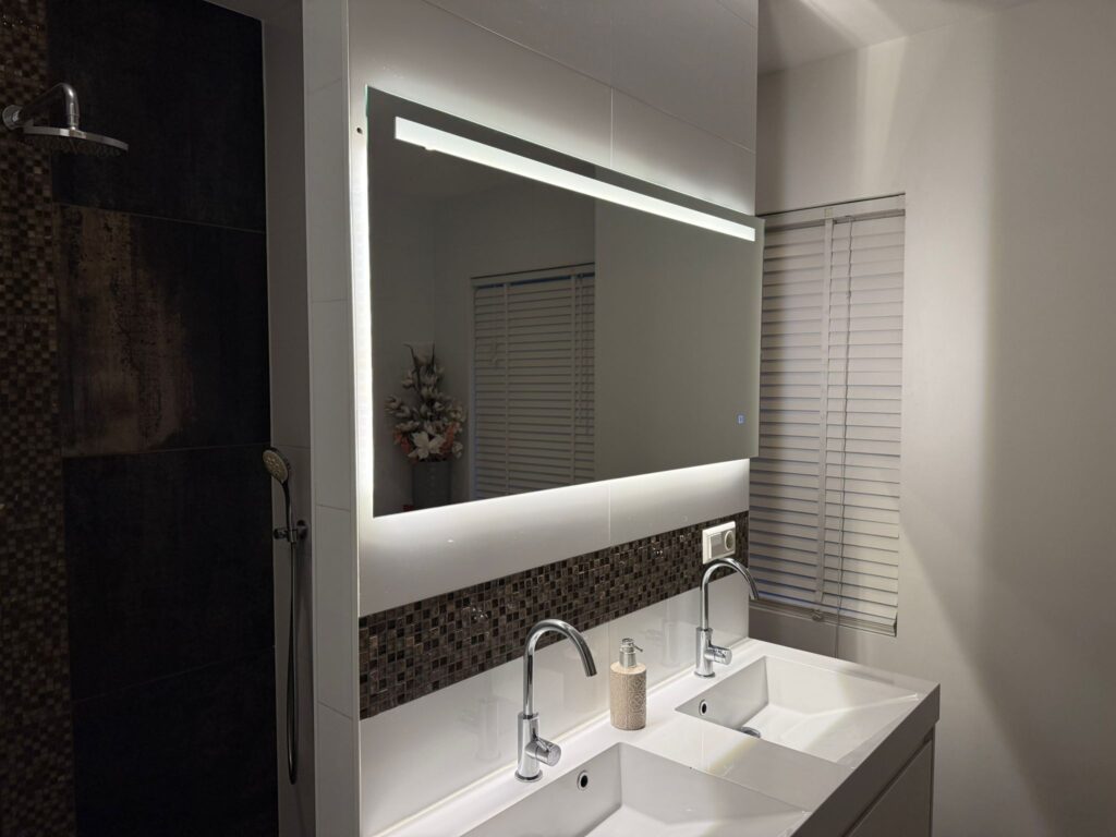 Badkamerspiegel ambi sfeer klant 1