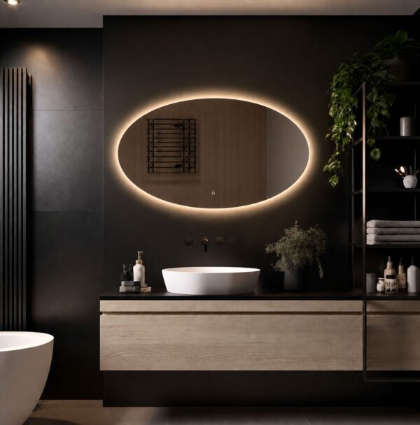 Badkamerspiegel Rondo 120×70 3000k