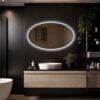 Badkamerspiegel Rondo 120×70 6000k