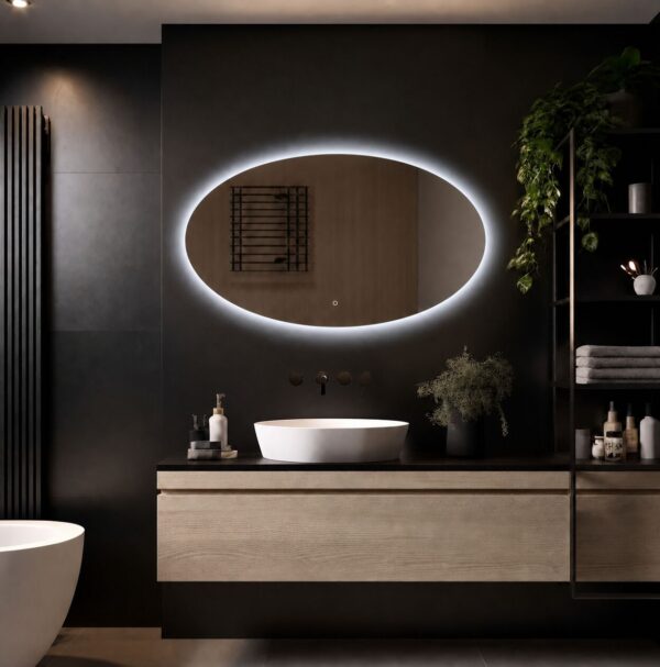 Badkamerspiegel Rondo 120×70 6000k