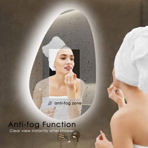 Badkamerspiegel Venus 90x60, Anti-fog