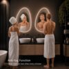 Badkamerspiegel Venus 90x60 anti condens 2 personen verticaal