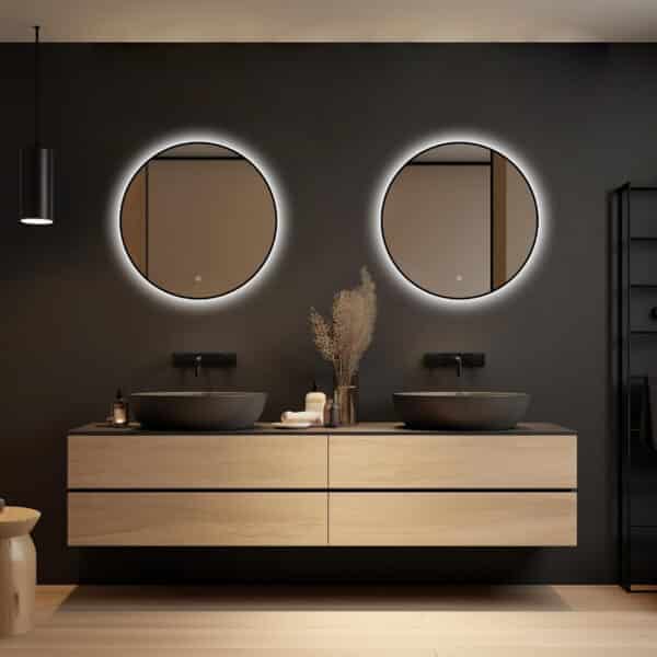 Badkamerspiegel Ilona, 2 spiegels naast elkaar