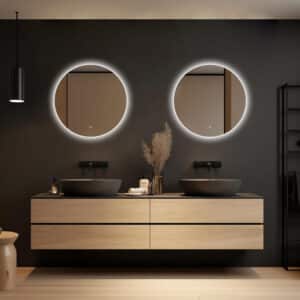 Badkamerspiegel Lena, 2 spiegels naast elkaar