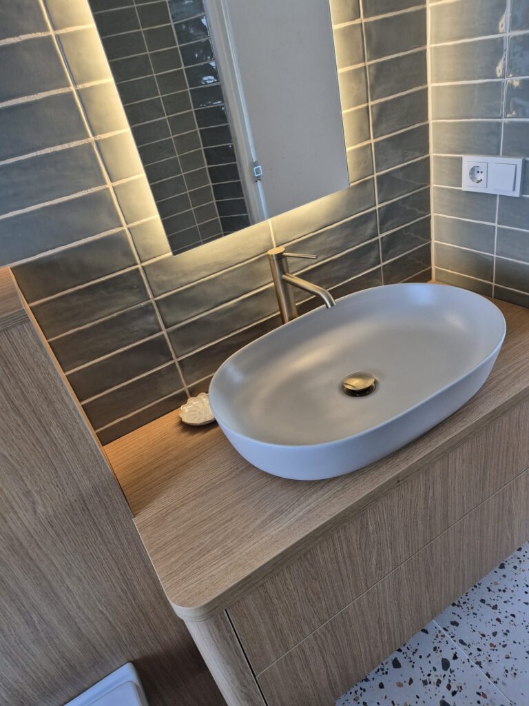 Badkamerspiegel casablanca klant