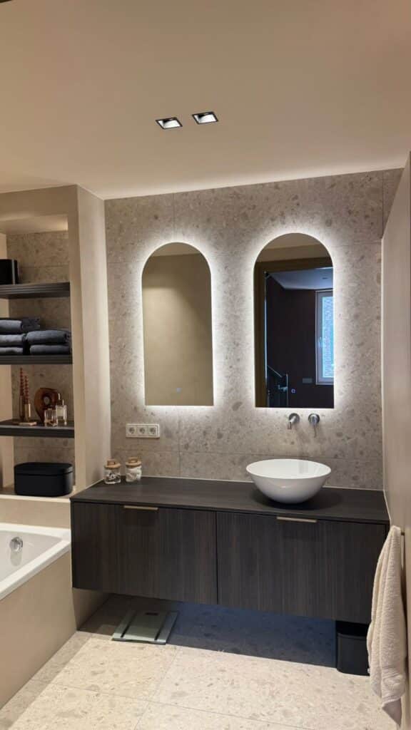 Badkamerspiegel casablanca klant sfeer 1