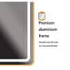 Passpiegel Ilumina goud, frame