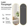 Passpiegel Ovalo goud, 3 elementen