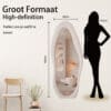Passpiegel Velanto creme afmetingen