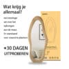 Passpiegel Velanto taupe, in de doos