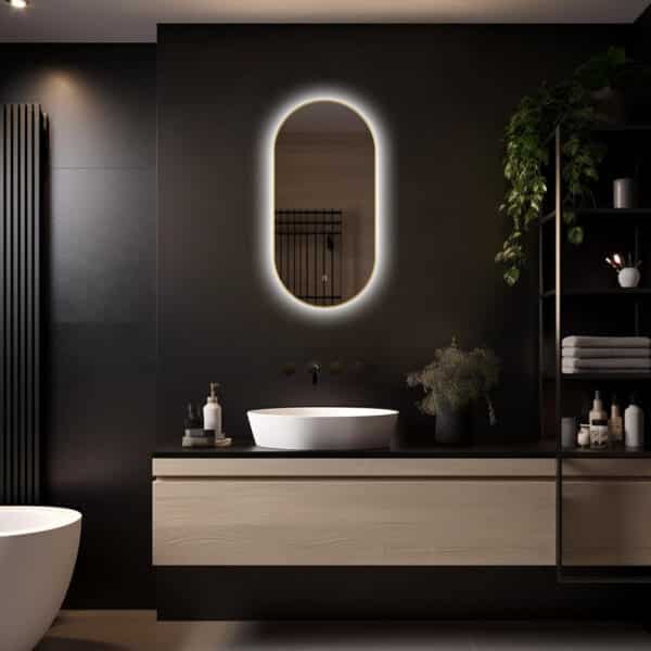 Badkamerspiegel Aurelia 40x80, Productafbeelding