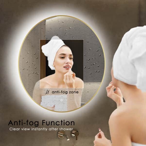 Badkamerspiegel Aurora, Anti-fog