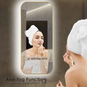 Badkamerspiegel Milano 100x50, Anti-fog