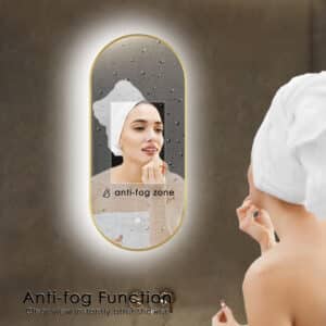 Bakdamerspiegel Aurelia 40x80, Anti-fog