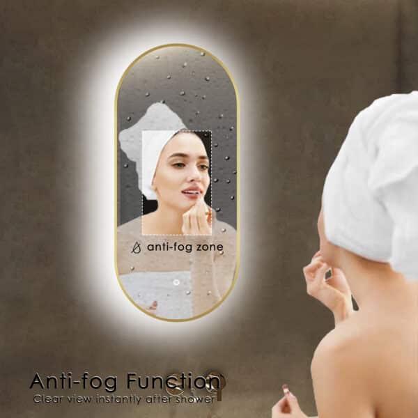 Bakdamerspiegel Aurelia 40x80, Anti-fog