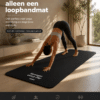 Beschermmat 220x80 cm van Venec – Geluiddempende Fitnessmat voor Loopband & Fitnessapparatuur yoga