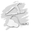 Huidplooimeter Kit van Venec – Vetpercentage Meter met Meetlint & Vetpercentagetabel