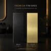 Premium kleuren Engels zwart goud