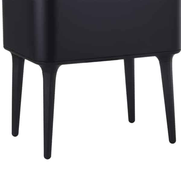 Prullenbak Venice Slim 36L Zwart – 1×33L + 1 x 3L met Geurfilter functies - smalle prullenbak 36 liter - detail (6)