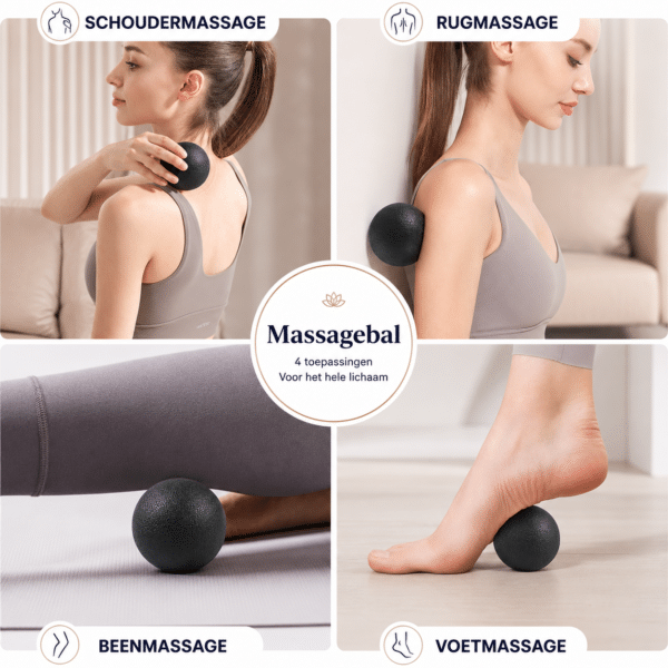 yoga foamroller set massage bal