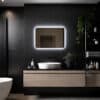 LOXA Malaga badkamerspiegel 80x60 cm met verschillende LED-lichtkleuren