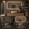 Badkamerspiegel Sorento 120x60 memory