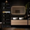 Badkamerspiegel Sorento 120x60 specs