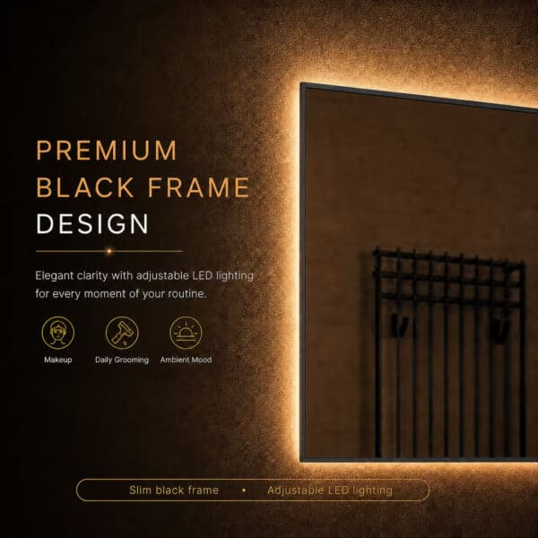 Badkamerspiegel Sorento frame